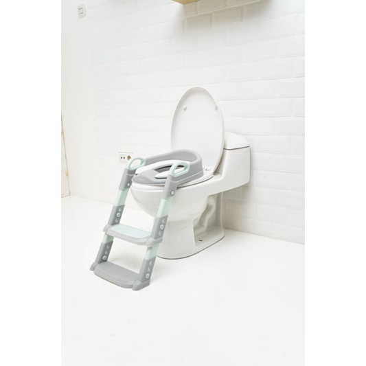 FREE BUBBLE! SUGAR BABY POTTY LADDER CHAIR SEAT DUDUKAN TOILET / POTTY SEAT WITH HANDLES &amp; SPLASH GUARD BAYI SUGARBABY POTTY TOILET ANAK