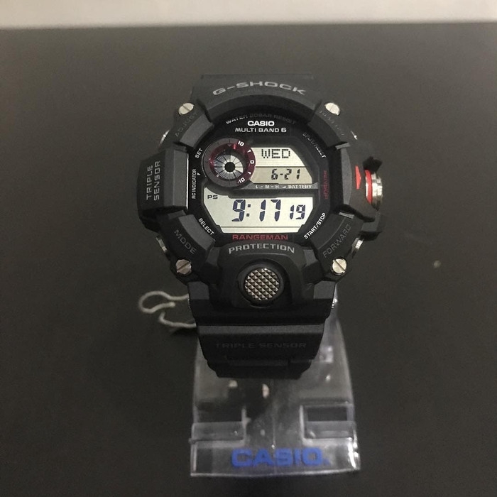 Jam Tangan Pria Casio G-Shock GW-9400 Rangeman Full Black Original BM