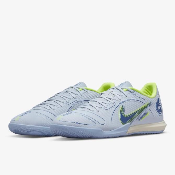 Barang Baru Sepatu Futsal Nike Original Mercurial Vapor 14 Academy Ic Putih Biru