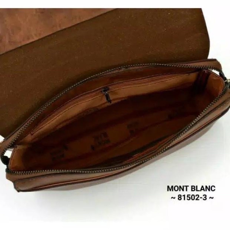 Handbag Montblanc Pria &amp; Wanita /Clutch Pria &amp; Wanita Mewah + Pulpen 538-3/81502-3 PREMIUM