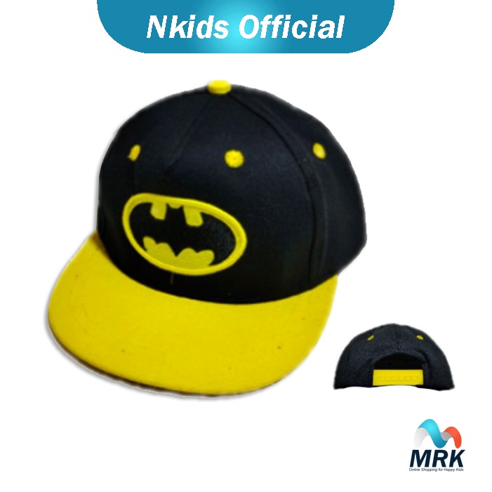 Topi Anak Laki-laki Katun Rapel Tebal Bordir dengan Dus Box-1