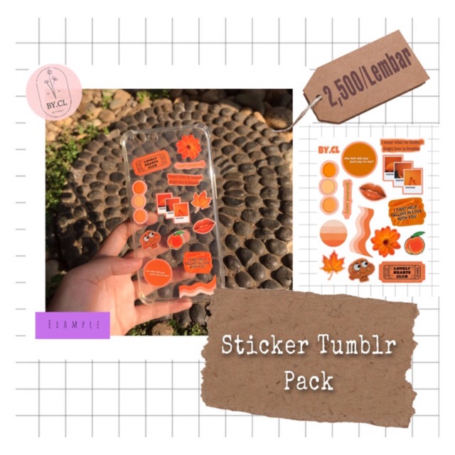 Jual Stiker tmblr pack stiker tumblr sticker tmblr case stiker laptop ...
