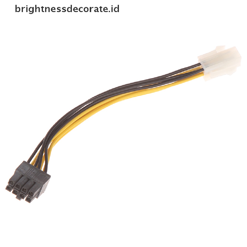 5pcs Kabel Power Adapter Konektor Cpu Atx 4 Pin Male Ke 8 Pin Female