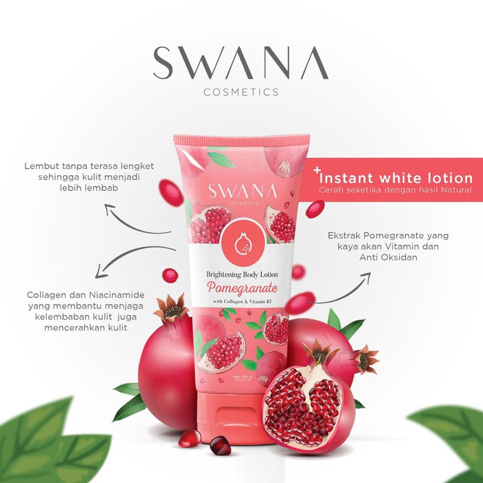 Swana Brightening Body Lotion 100mL BPOM by Hanasui (KIM)