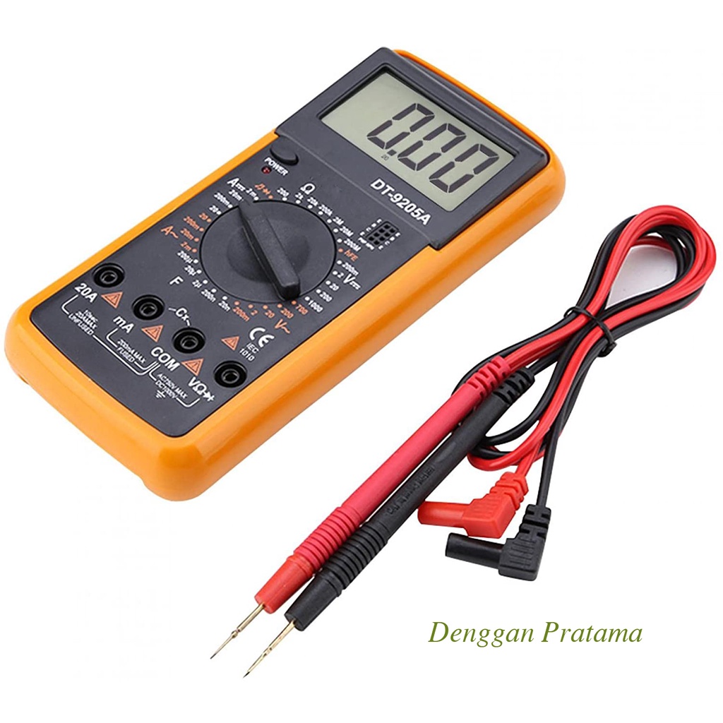 Multimeter Digital DT9205A/Multitester DT9205A/Avometer DT9205A