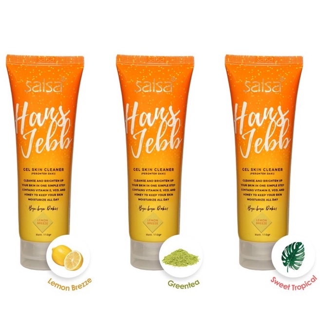SALSA Hans Jebb Peeling Gel Eksfoliasi Badan dan exfoliasi Wajah