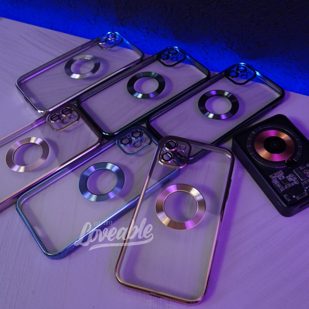 Hole lenspro electro plating metalic case iphone for x xs max xr 11 pro max