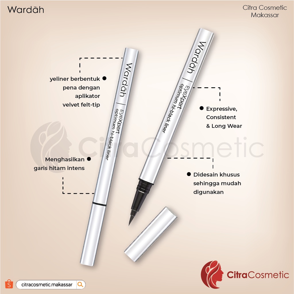 Wardah Eyexpert Optimum Hi-Black Liner