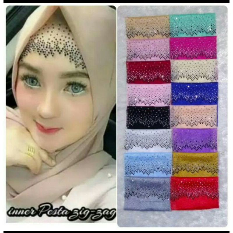 Inner jilbab pengantin / dalaman hijab pengantin/ inner pengantin/ Ciput inner murah grosir/ iket ti