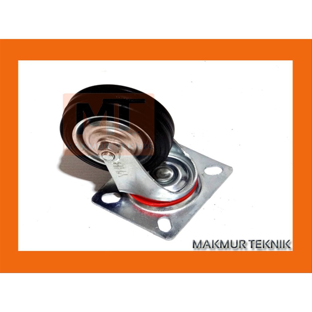 Roda Troli Roda karet 3 inch HIDUP Limited