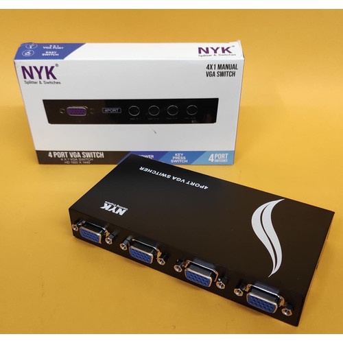 VGA SWITCH 4 PORT / 4 PORT VGA SWITCH