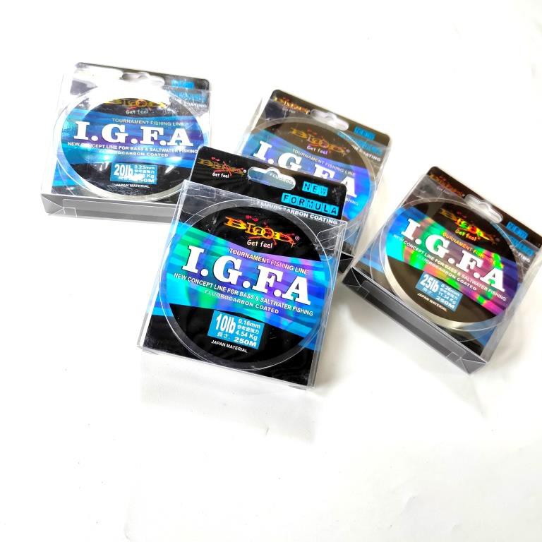 Senar  Blood X IGFA Fluorocarbon 0.16 0.18 0.20 0.23 0.26 0.28 0.45 0.50 Saltwater Galatama
