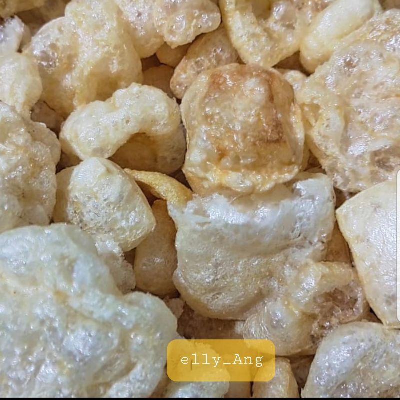 

Rambak Sapi / Krupuk Kulit Sapi / Cow Skin Cracker Asli Kriuss 100 GRAM