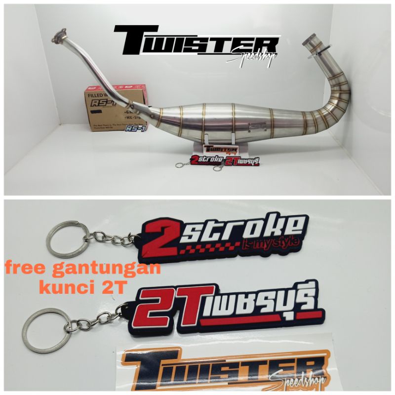 perut chamber knalpot Rs1 original ninja r/ninja rr cobra 40 stainless new riset Rs1 original