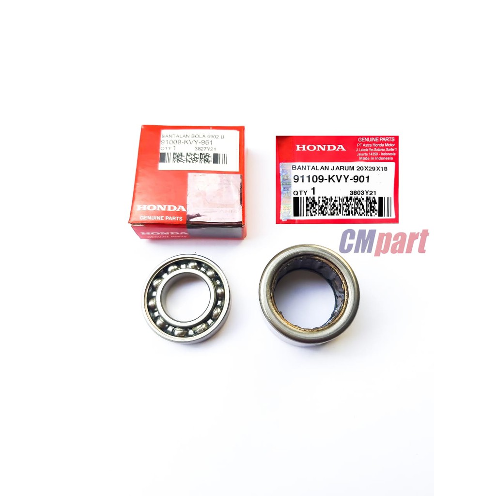 laher laker bearing puly poly pully pulley - laces dan laher 6902 set beat scoopy spacy Asli HONDA