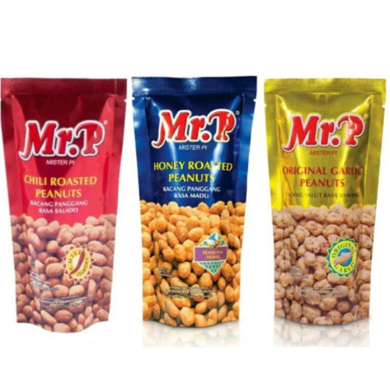 

MR P Kacang 80gr Balado/Bawang/Madu