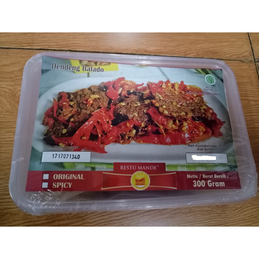 Dendeng Balado Halal - Masakan Padang - Daging Sapi Pilihan - Indonesia Food