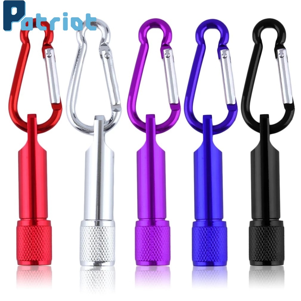 [ High Quanlity Outdoor Activities Carabiner buckle mini flashlight for Hiking, Camping, Survival, Emergency ]