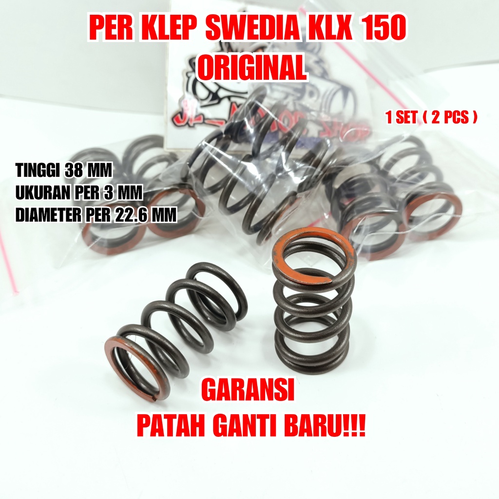 Pir Per Klep Swedia Original CRF KLX 150 D-Tracker 150 CRF150 L Verza Dll  Dijamin Original