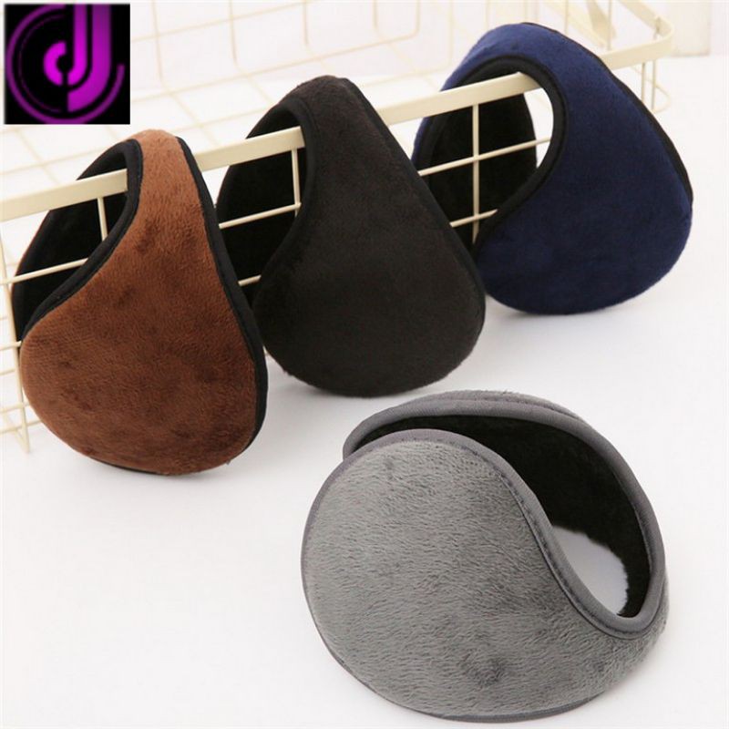 E04 - Penutup Telinga anak anak Pria wanita / Earmuff Bentuk Bulat Hangat Musim Dingin / naik pesawa
