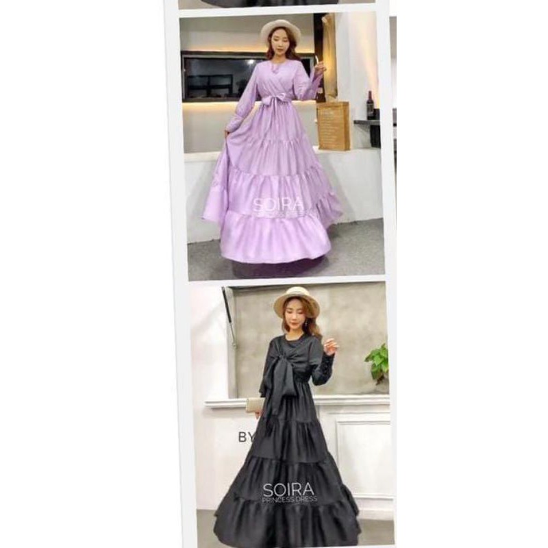 Gamis Fashion Dress Princess Soira / Baju Muslim Import