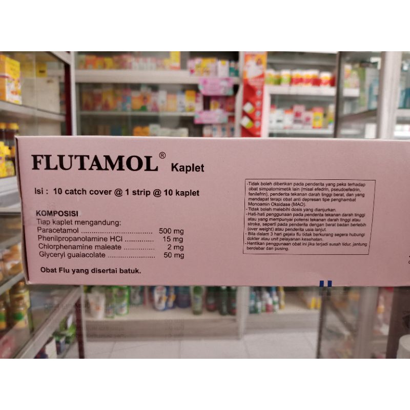 FLUTAMOL 1Strip @10 Kaplet - ED 11/2024