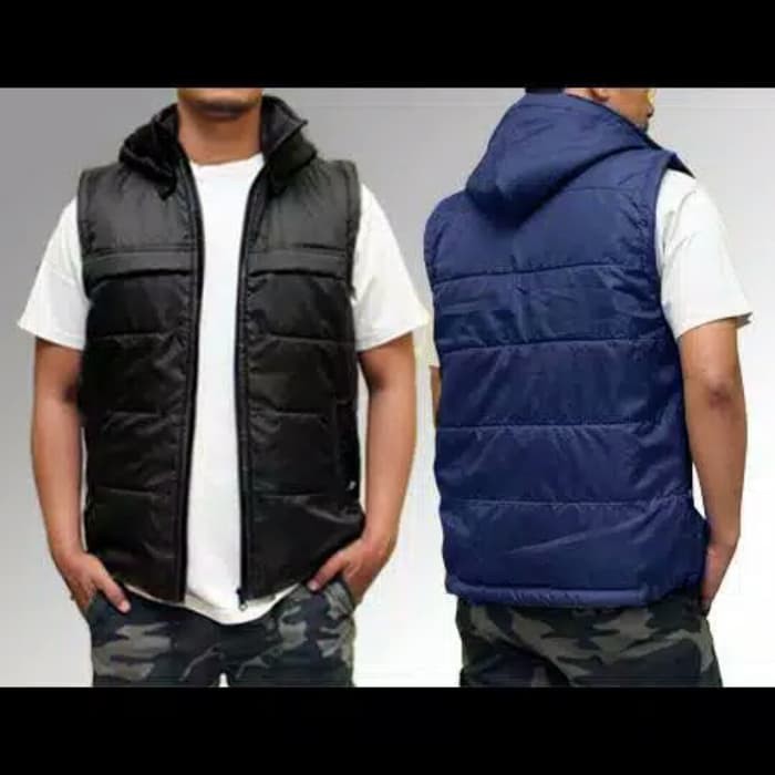 Jaket Rompi Motor Murah Harga Grosir / Rompi Parasut Hoodie / Vest Hoodie