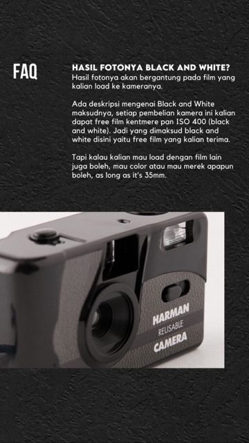 Ilford Harman Re-usable Film Camera (Free 2 Film Kentmere Pan 400)-4