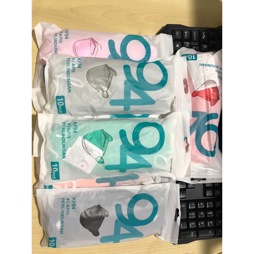 DF MSK134 Masker KF94 C Care 3 Ply Isi 10 Pcs Protective Mask Kesehatan 4Ply Masker Medis Korea 10Pcs