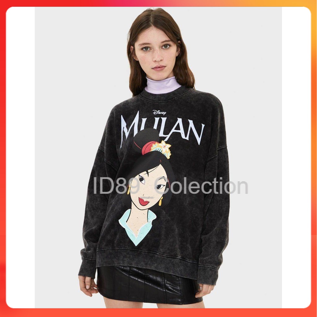 Jaket Karakter/ SWEATER CREWNECK ZARA X DISNEY MULAN