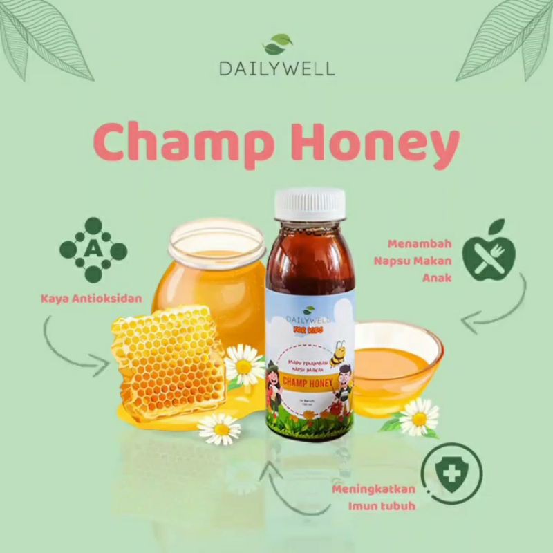 

Dailywell Champ Honey 100ml (Madu Temulawak Anak)