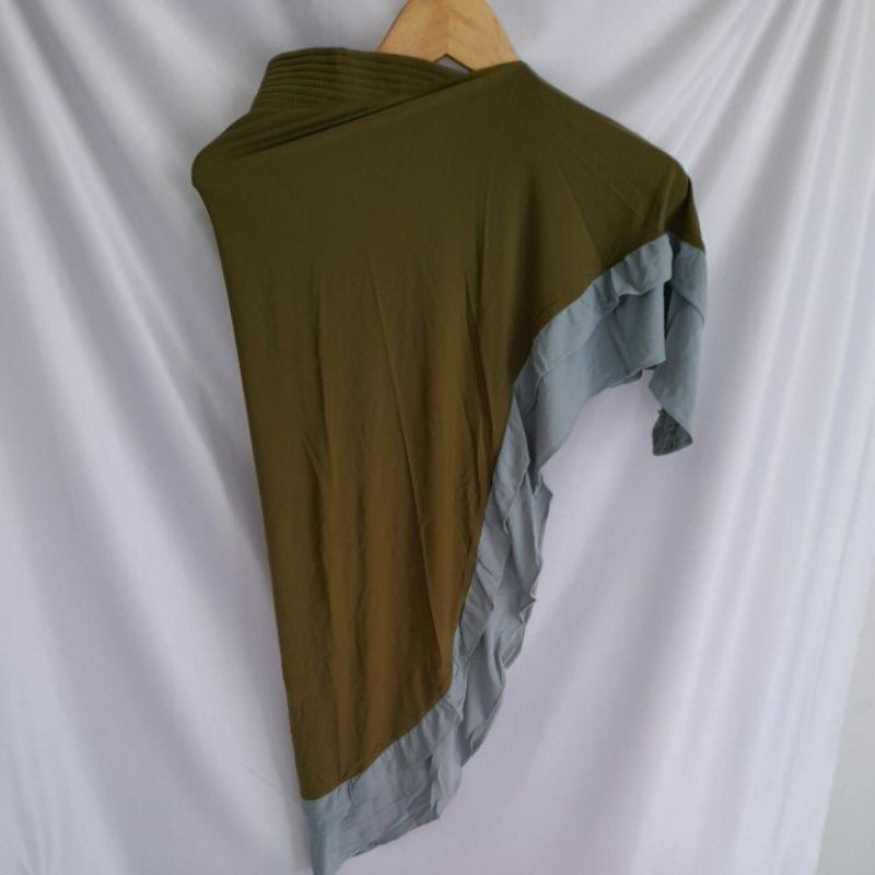 NADIVA CANTIK | AZZURASCARF | BERGO SPORT | HIJAB SPORT | BERGO POLOS | HIJAB INSTAN | HIJAB MURAH-Hijau lumut