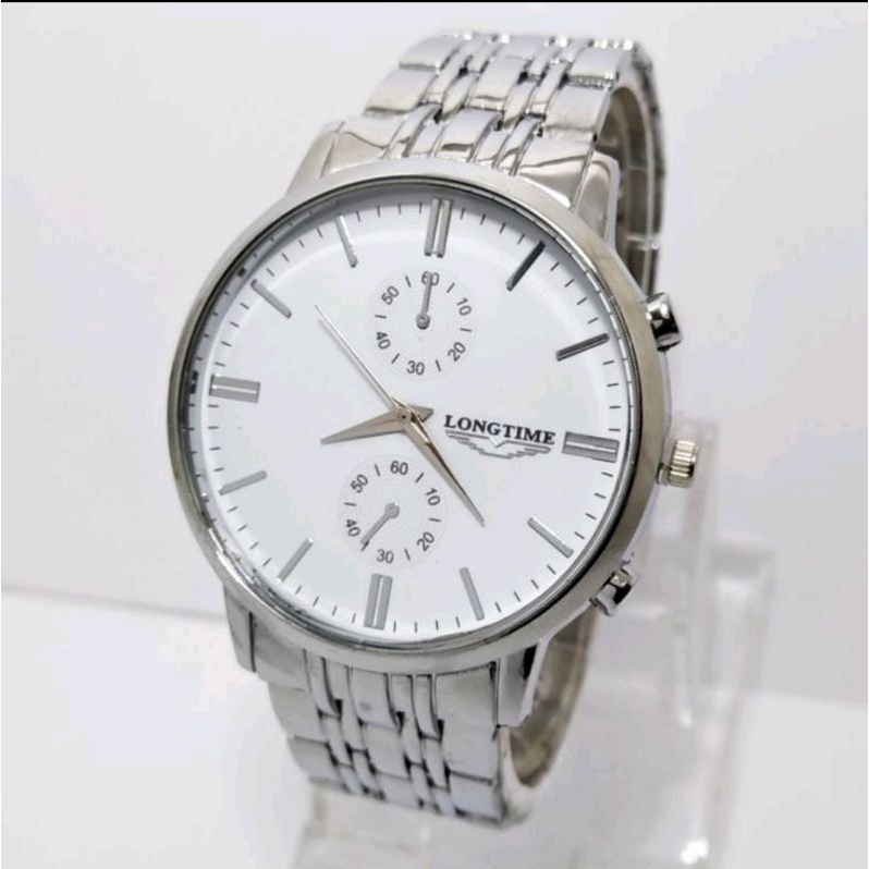 Jam Tangan Longtime Rantai Jam Tangan Stainliss Steel Halus Jam Tangan Murah