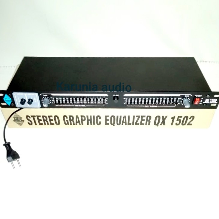 STEREO EQUALIZER AUDIO 2x15 30 Channel