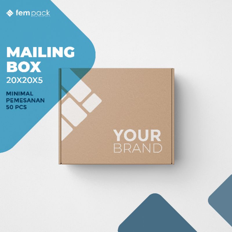 

Pre Order Mailler Box Hampers Packaging Karton Custom Logo Ukuran 20x20x5