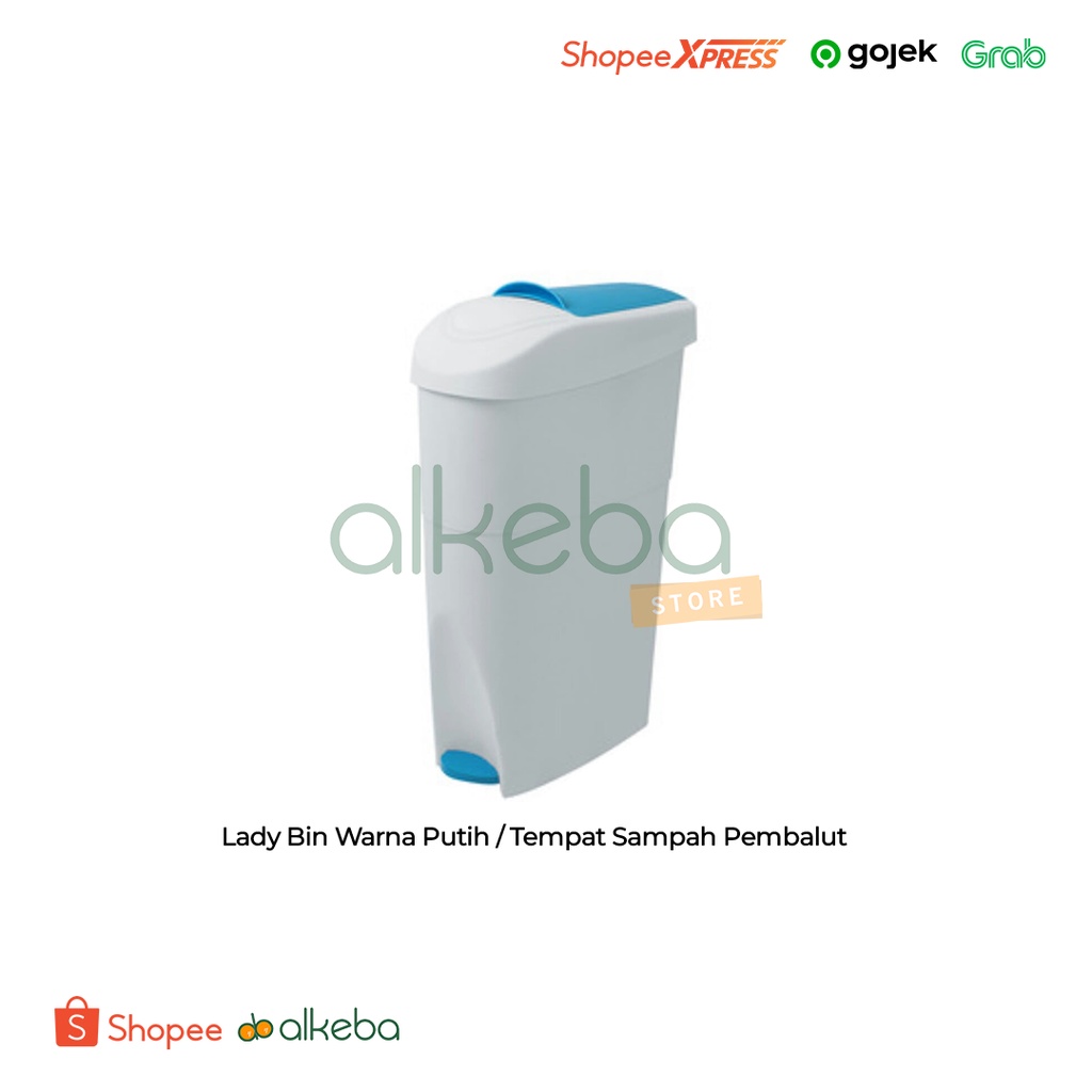 Lady Bin Warna / Tempat Sampah Pembalut / Sanitary Bin