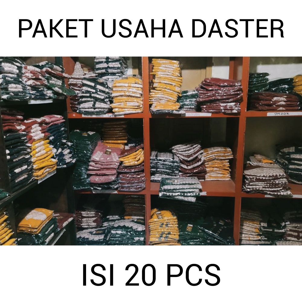 PAKET USAHA DASTER DAN LONGDRESS