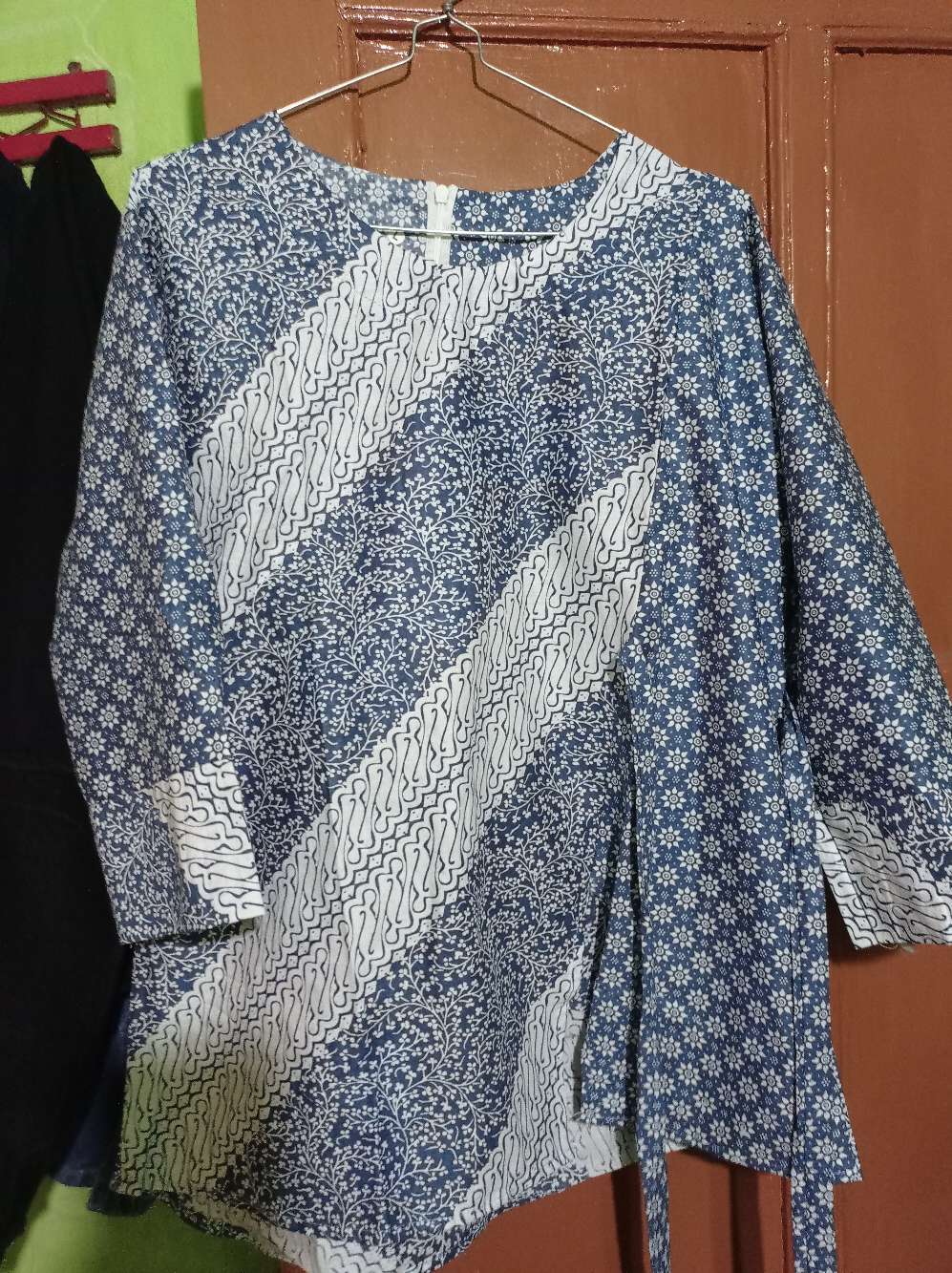 Batik Wanita Asj Sa Hrb026 Kenongo Kemeja Tosca Pendek