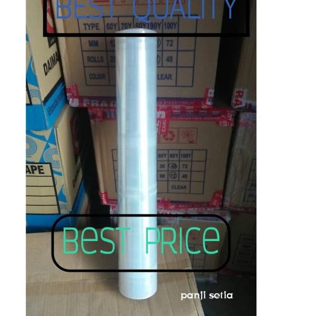 

➹ Stretch film 50cm x 120m Plastik wrapping strecth wrap parcel buah ♛