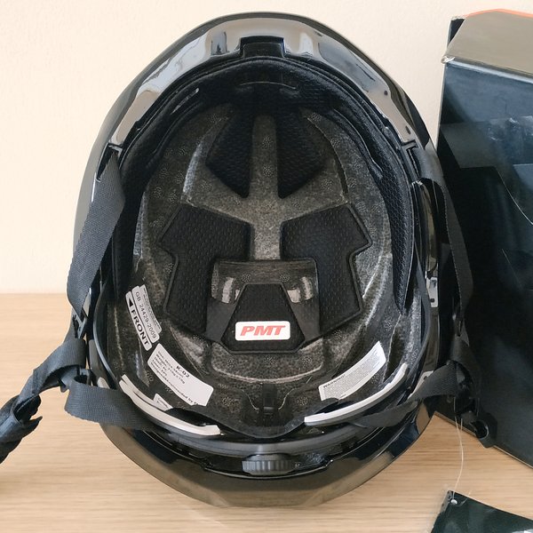 Helm Sepeda PMT Helmet tipe Aero K02 Black