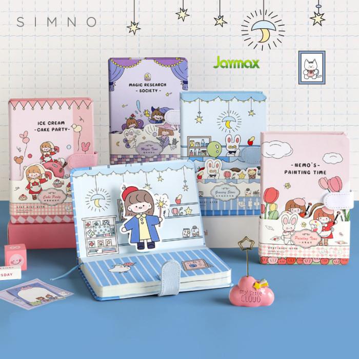 

Magnetic Notebook / Diary Jurnal Agenda Buku tulis Anak / Planner