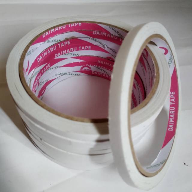 

Double tape DAIMARU 6mm 12yard isolasi bolak balik selotip solasi murah