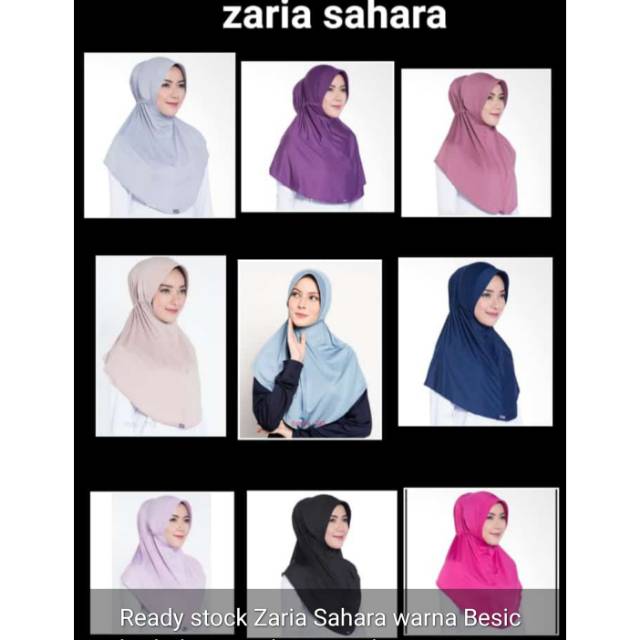 BERGO ELZATTA ZARIA SAHARA - KERUDUNG BASIC - BERGO SPORT - KERUDUNG INSTANT -BERGO SERUT