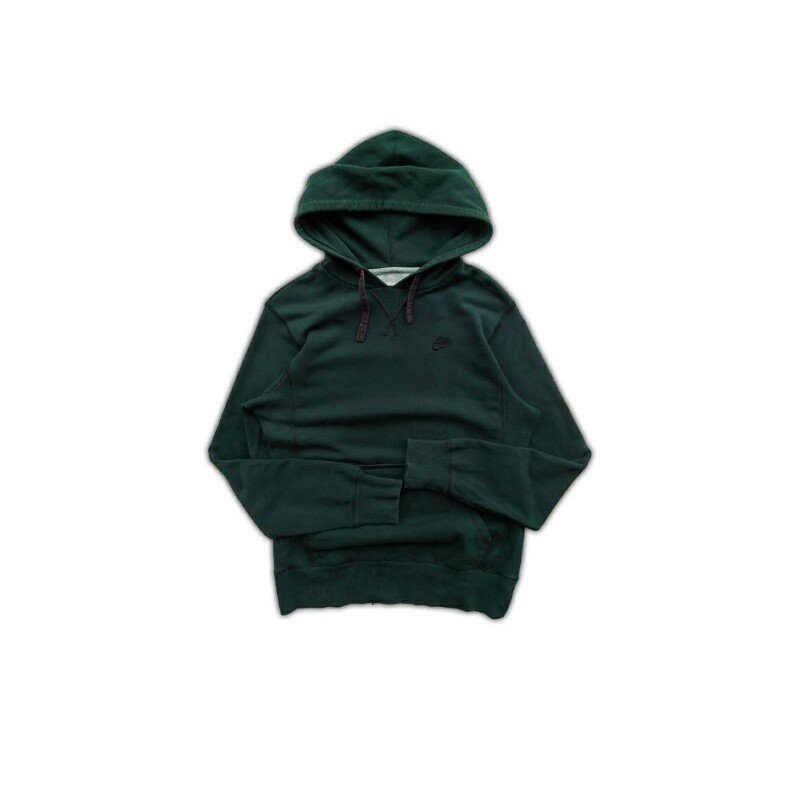 Hoodie nike mini logo green | SECOND BRANDED