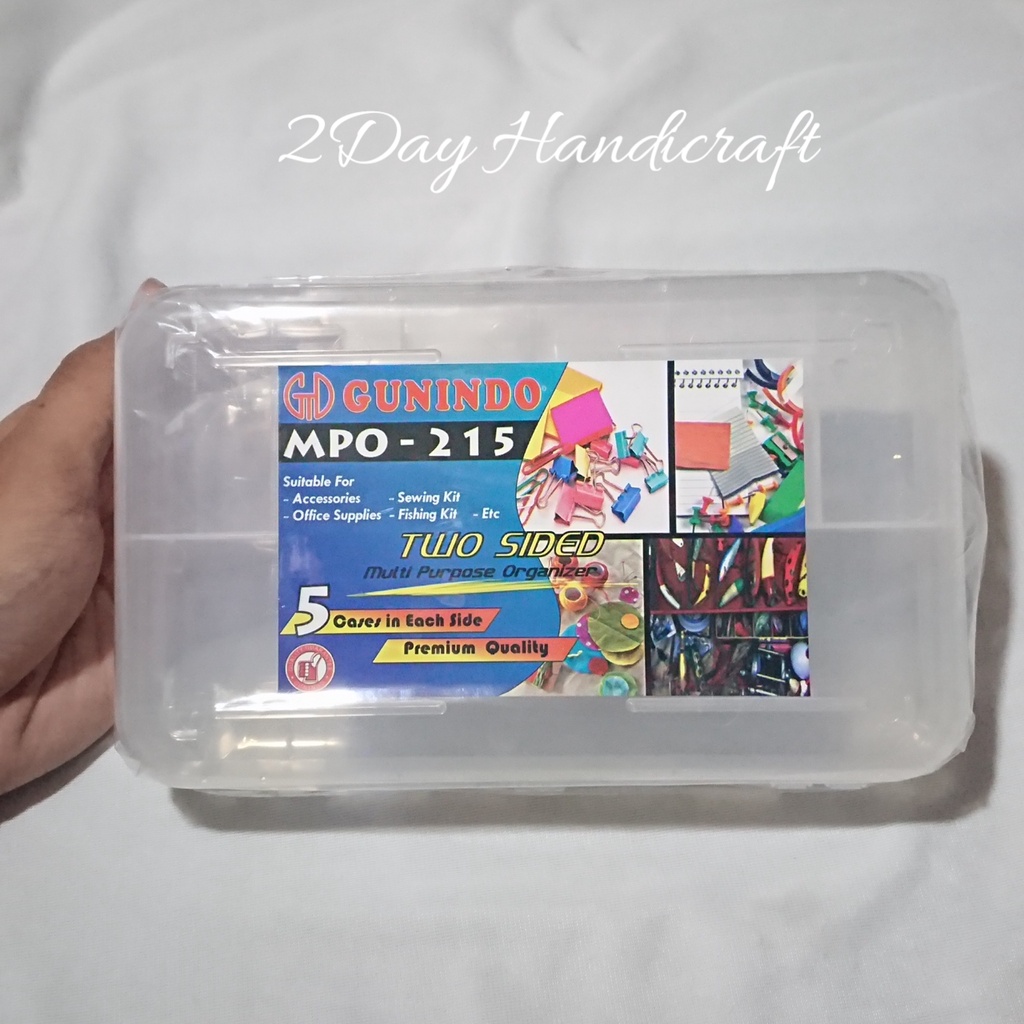 Kotak Sekat 2 Sisi Gunindo - Box Plastik Serbaguna - Kotak Penyimpanan