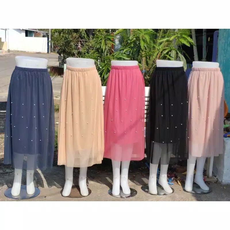 Rok tutu mutiara anak/tanggung,usia 5-12thn//rok tanggung//rok tutu