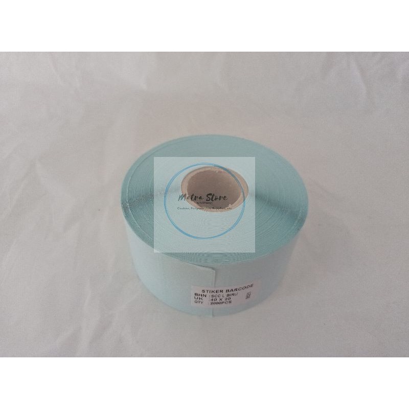 

Label Barcode / Stiker Barcode Semicoated Uk40x20 mm isi 2000