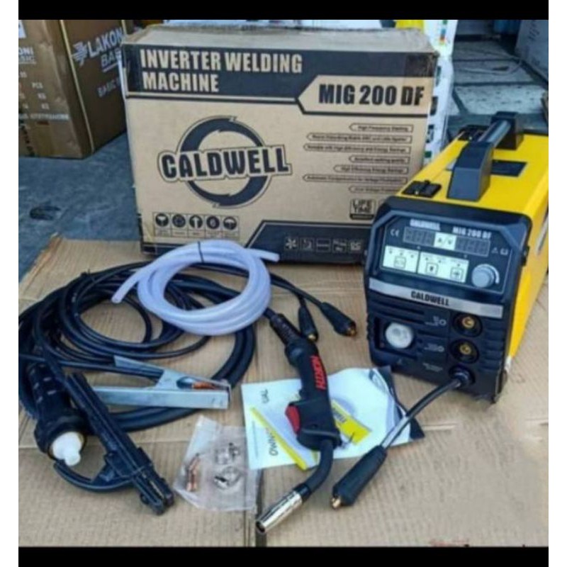 Jual Mesin Las Caldwell Mig Df Caldwell Mig Df Tanpa Gas Co Gasless A Shopee Indonesia