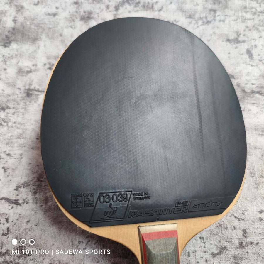 KARET BET PINGPONG TENIS MEJA ANDRO R42 BEKAS SECOND MASIH NGEGRIP-HTM