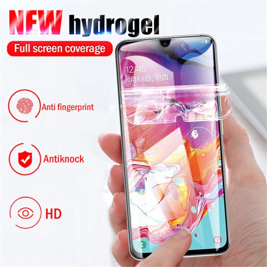 SAMSUNG A13 4G A24 A14 4G A14 5G A23 5G A04S ANTI GORES HYDROGEL CLEAR FULL SET DEPAN DAN BELAKANG LAYAR DAN BODY BACK JELL SCREEN GUARD DAN PELINDUNG BELAKANG ANTI JAMUR SAMSUNG A13 5G